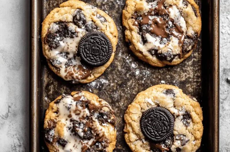 Chewy Oreo Chocolate Chip Cookies