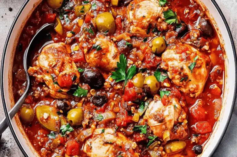 ven Braised Chicken Cacciatore