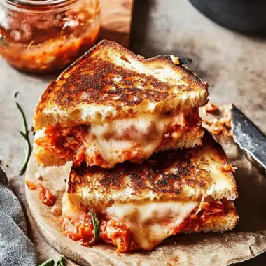 Viral Kimchi Grilled Cheese
