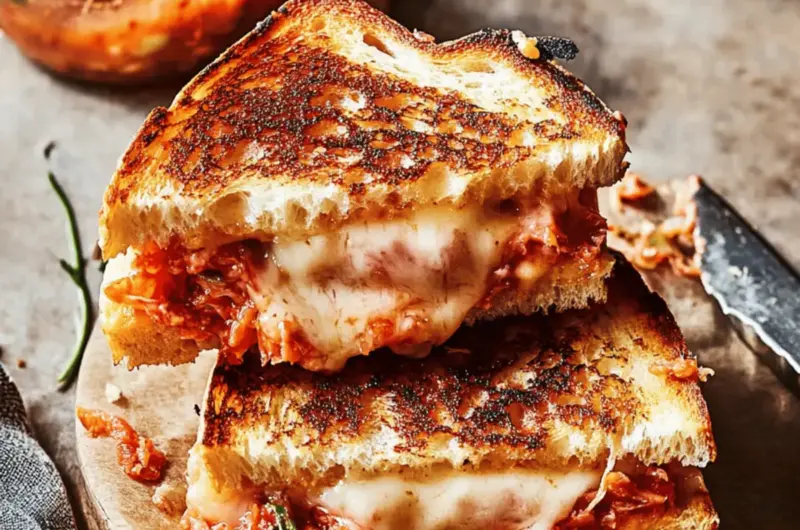 Viral Kimchi Grilled Cheese