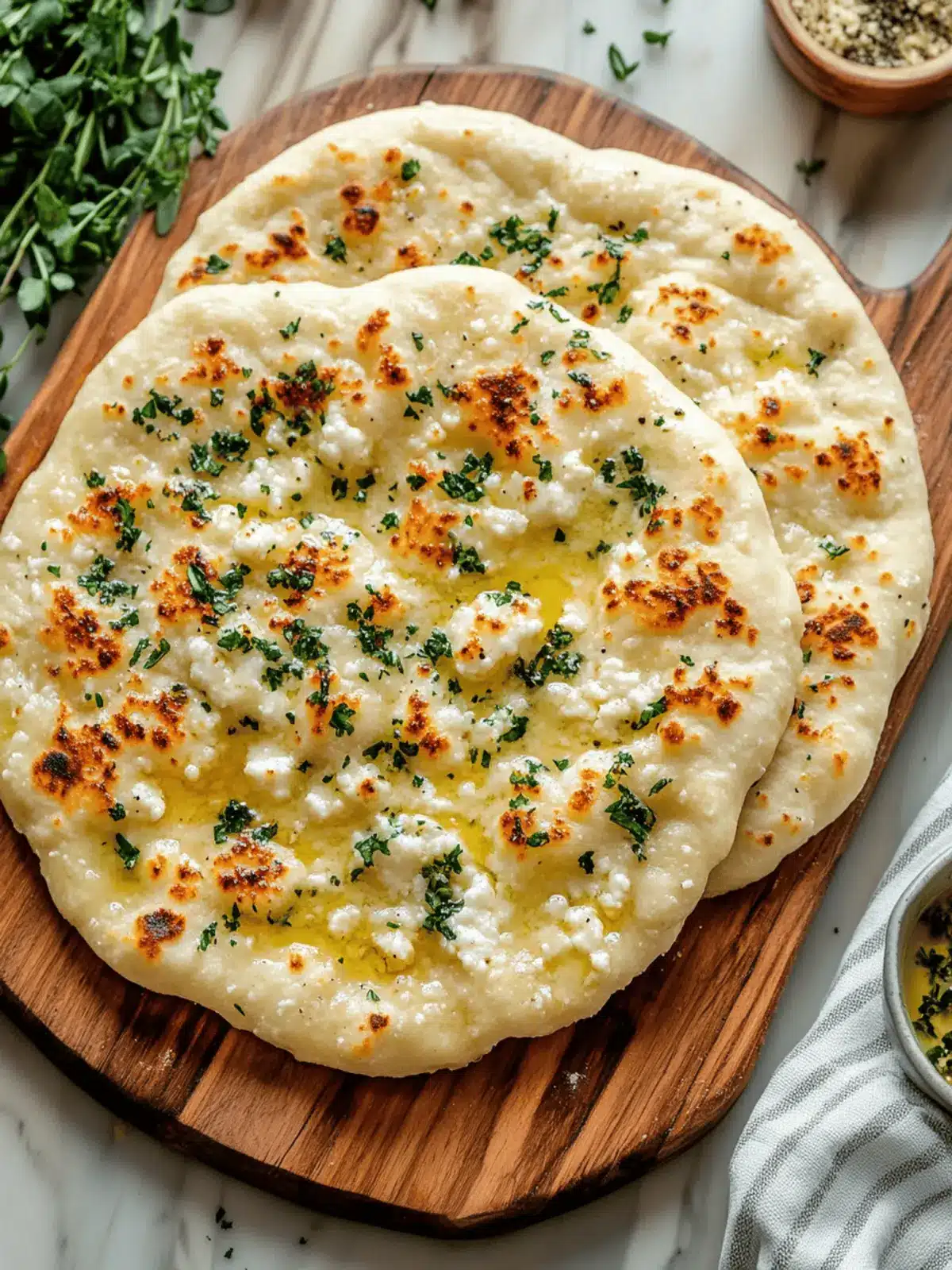 Cottage Cheese Flatbread