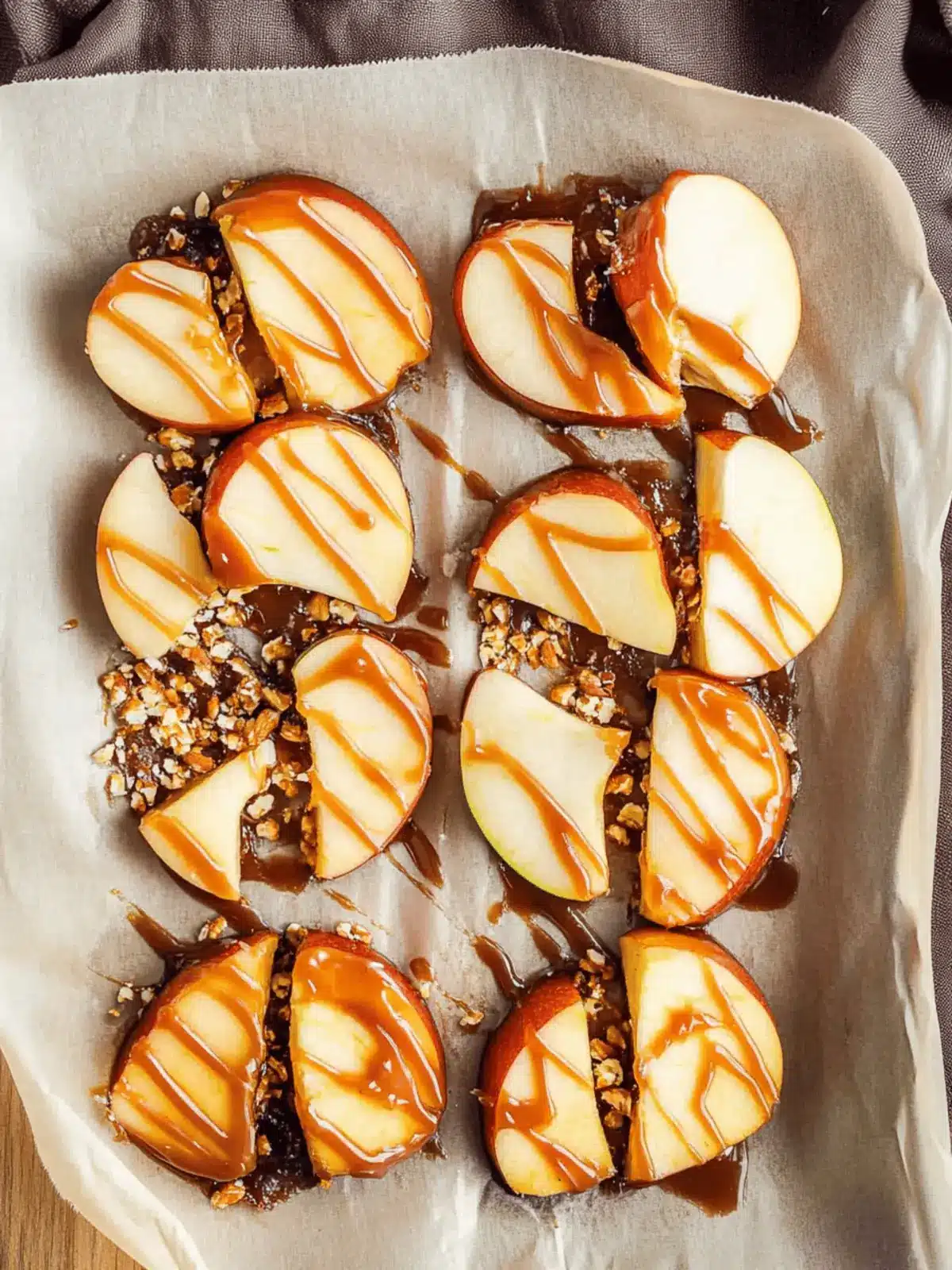 Caramel Apple Slices