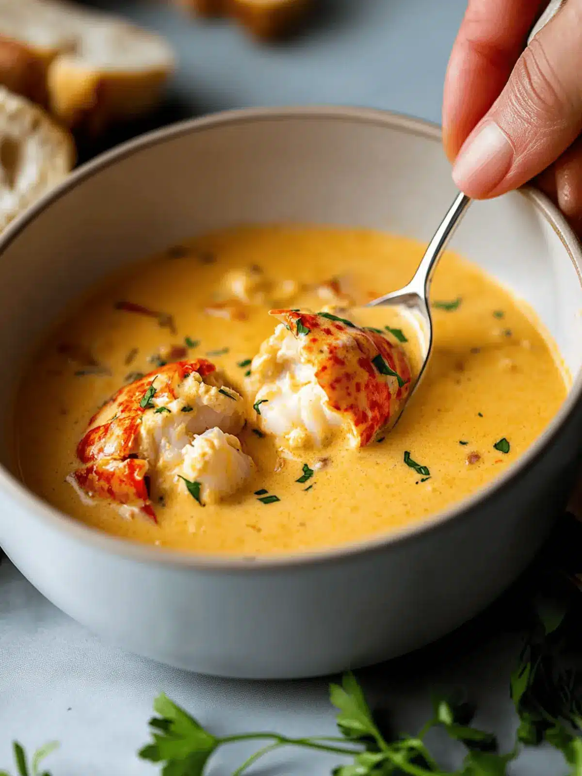 Creamy Lobster Bisque