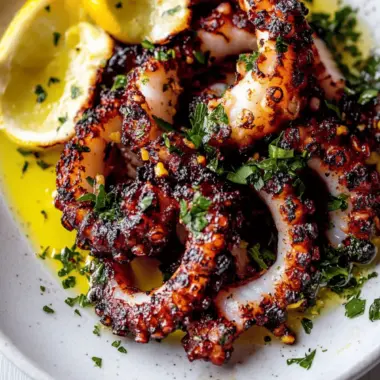 Juicy Grilled Octopus Recipe in Just 20 Minutes