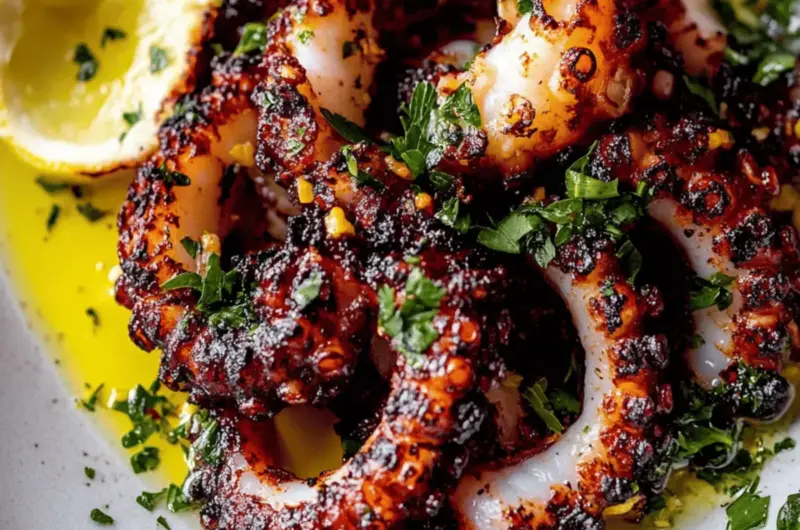 Juicy Grilled Octopus Recipe in Just 20 Minutes
