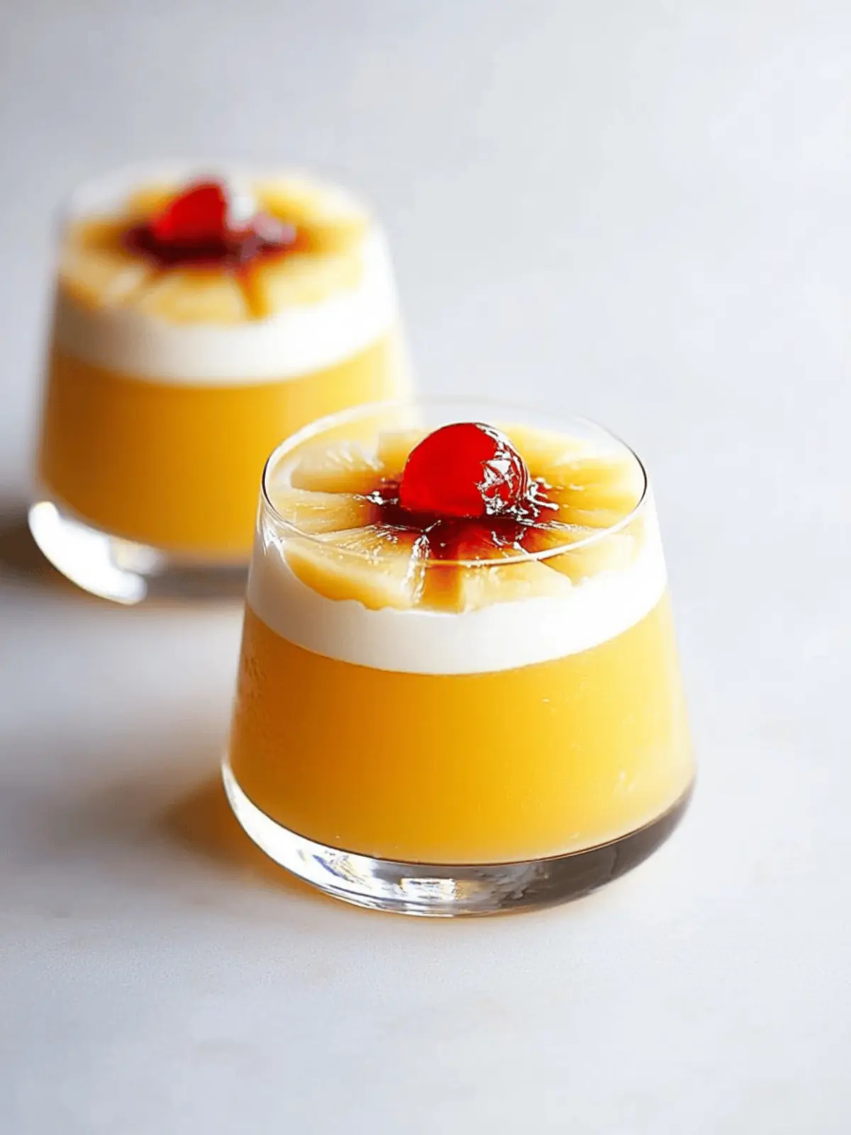 Pineapple Upside-Down Cake Cocktail