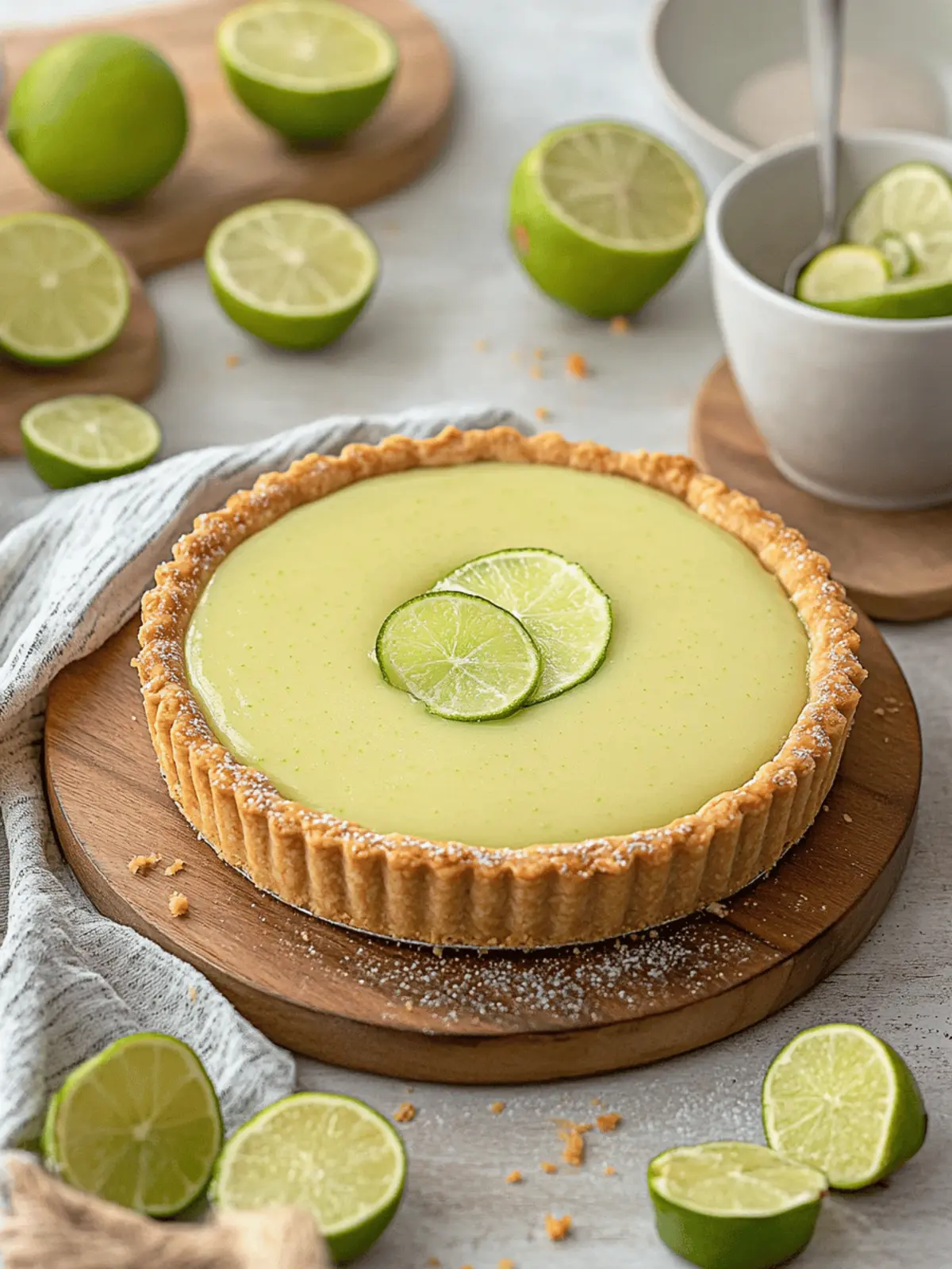 Silky Smooth Key Lime Tart