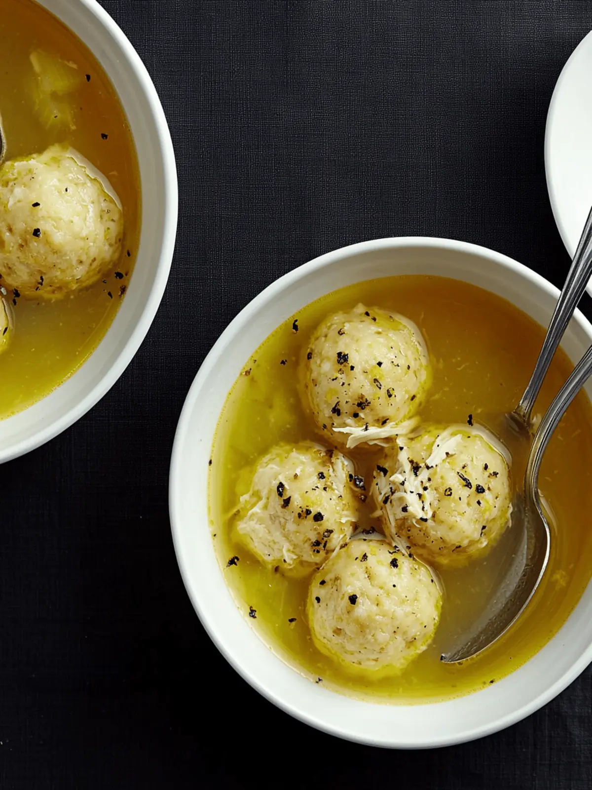 Stuffed Matzo Ball Soup With Chicken and Apples
