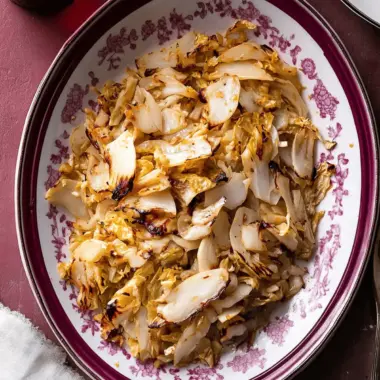 Miso Roasted Cabbage