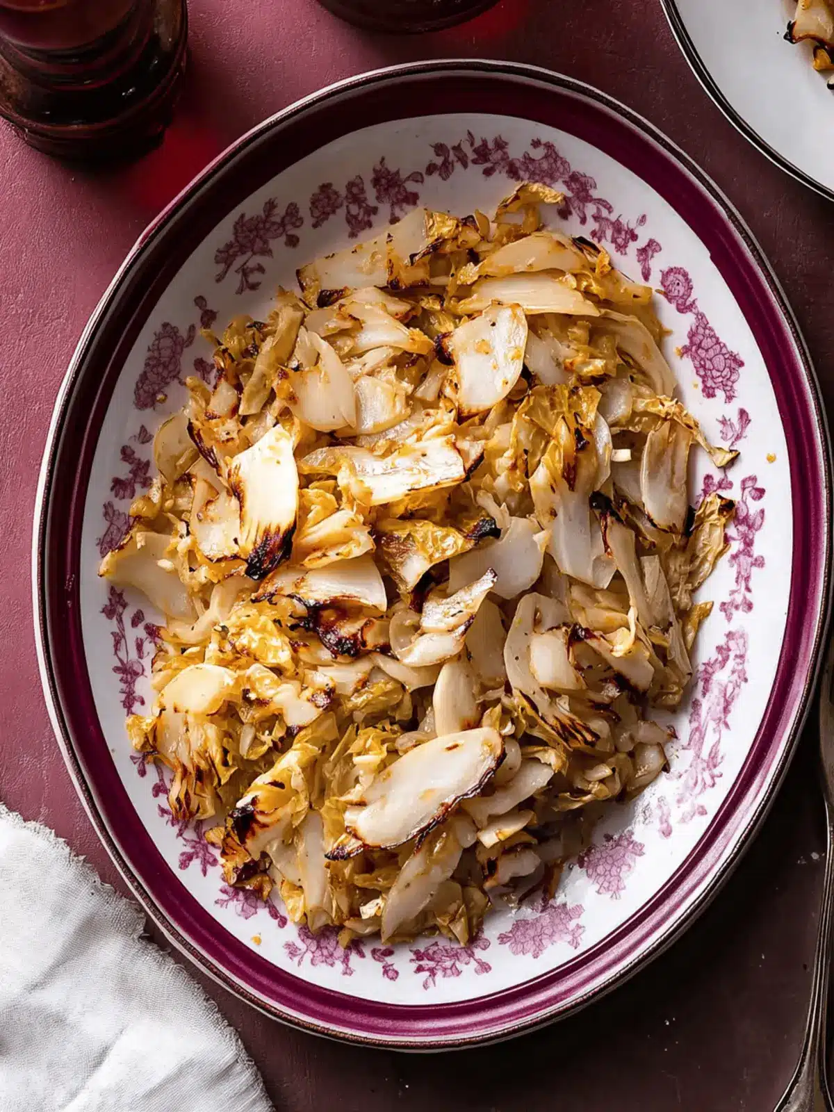 Miso Roasted Cabbage