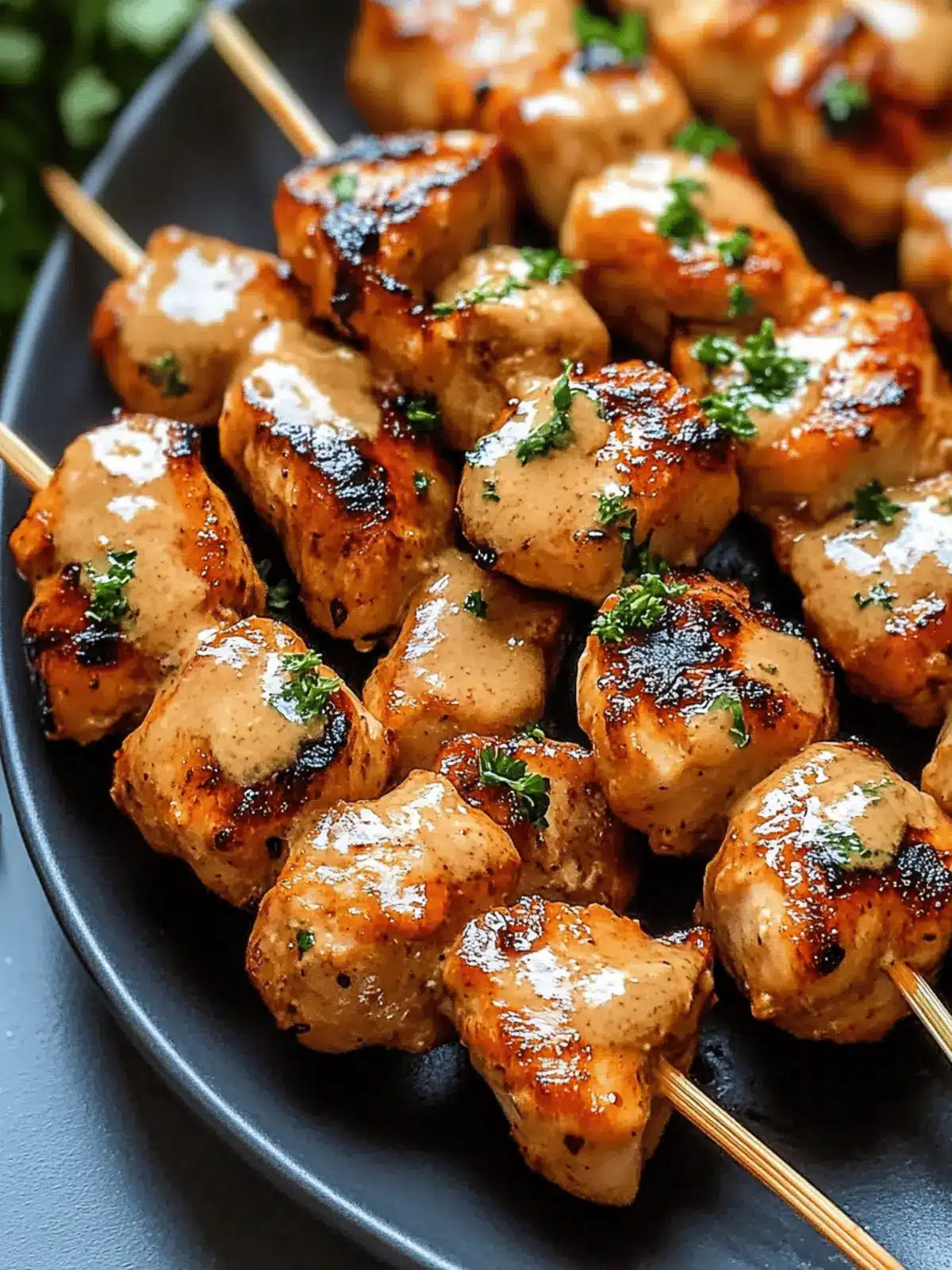 Bang Bang Chicken Skewers
