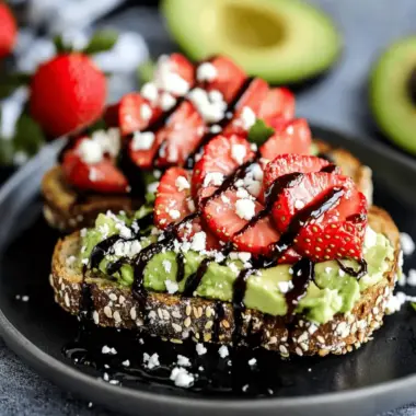 Delicious Balsamic Strawberry Avocado Toast You’ll Crave Daily 10 Balsamic Strawberry Avocado Toast