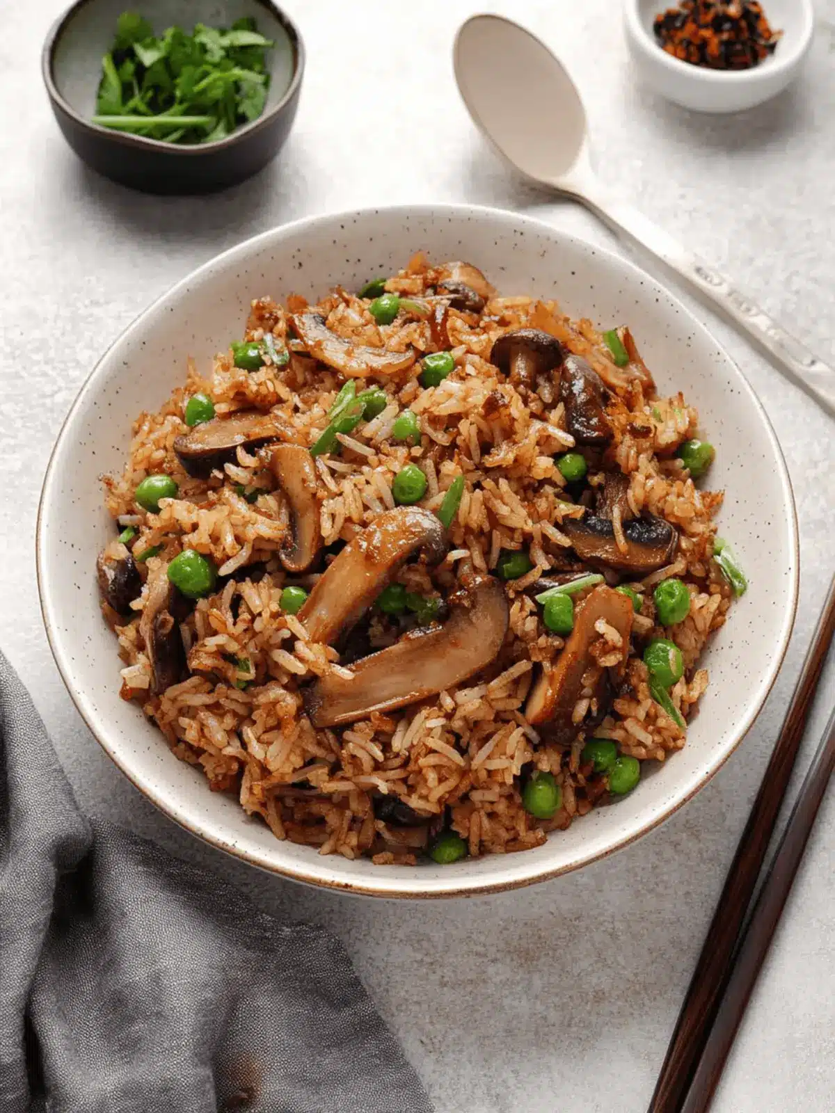 Mushroom Fried Rice