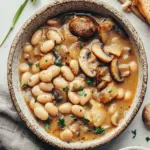 Cozy White Bean Mushroom Stew (Vegan)