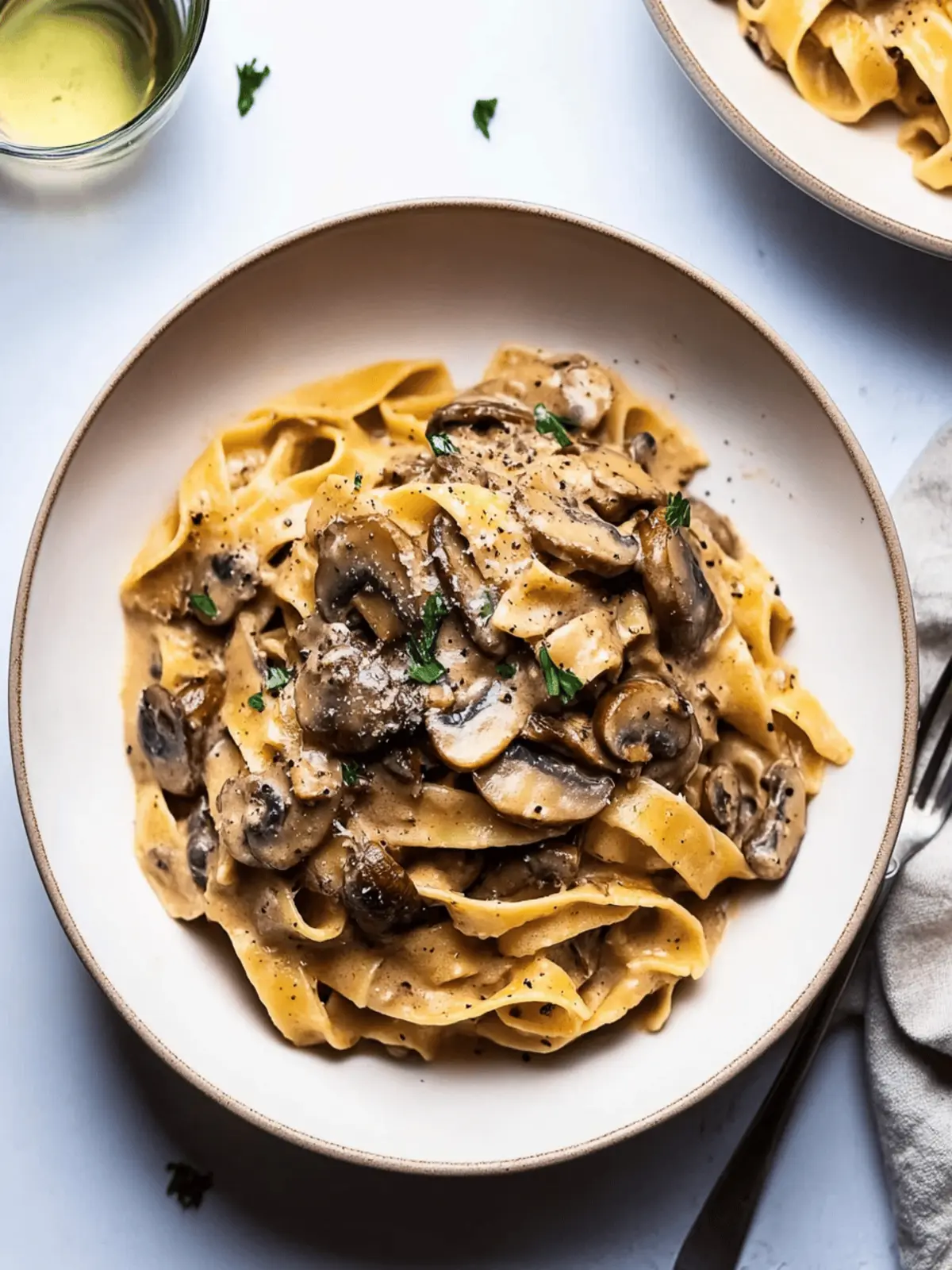 Dried Porcini Mushroom Pasta