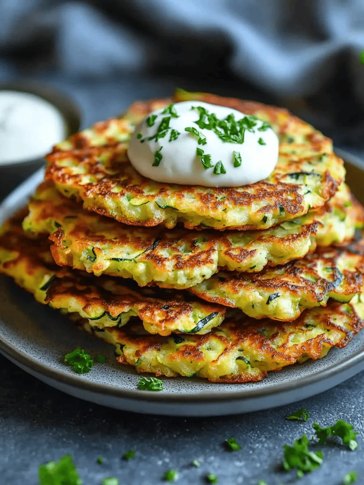 Crispy Zucchini Fritters – High Protein