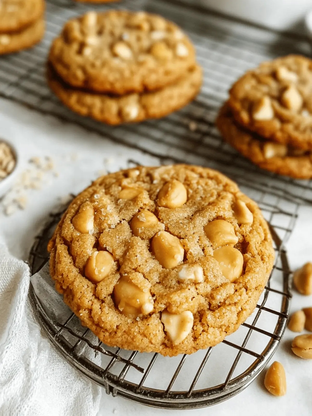 Triple Peanut Butter Cookies