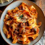 Creamy Calabrian Chili Pappardelle with Sausage & Fennel