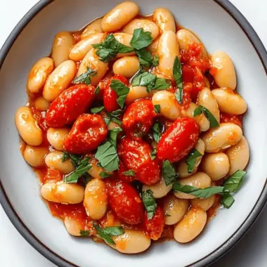 High-Protein Romesco Butter Beans