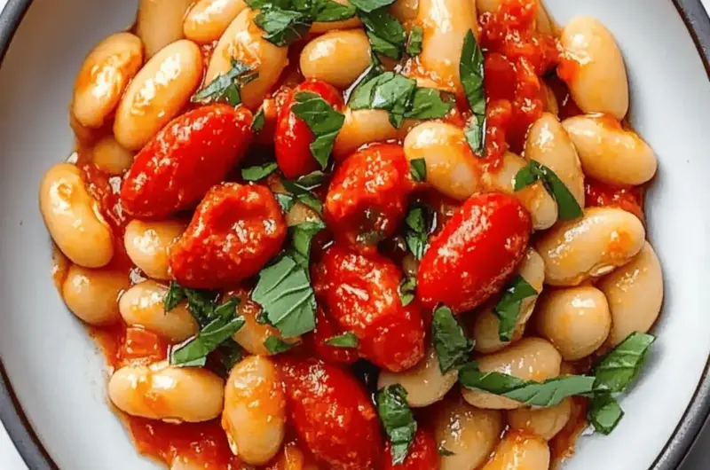 High-Protein Romesco Butter Beans