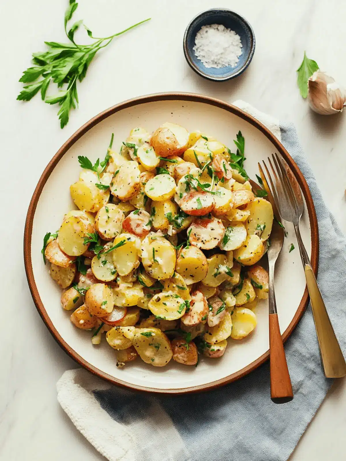 Simple French-Style Potato Salad