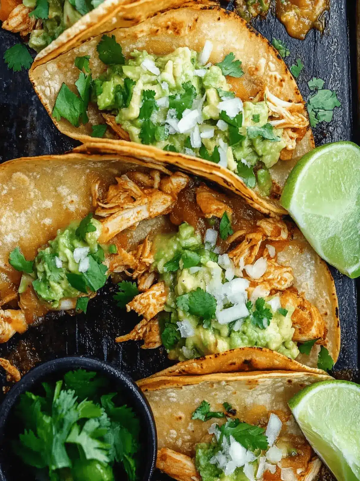 Crispy Poblano Chicken Tacos with Avocado-Jalapeño Salsa