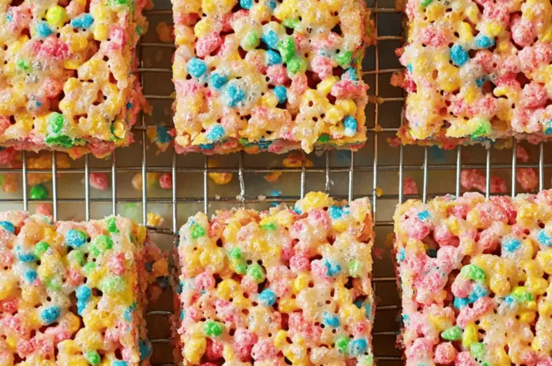 Fruity Pebbles Rice Krispie Treats