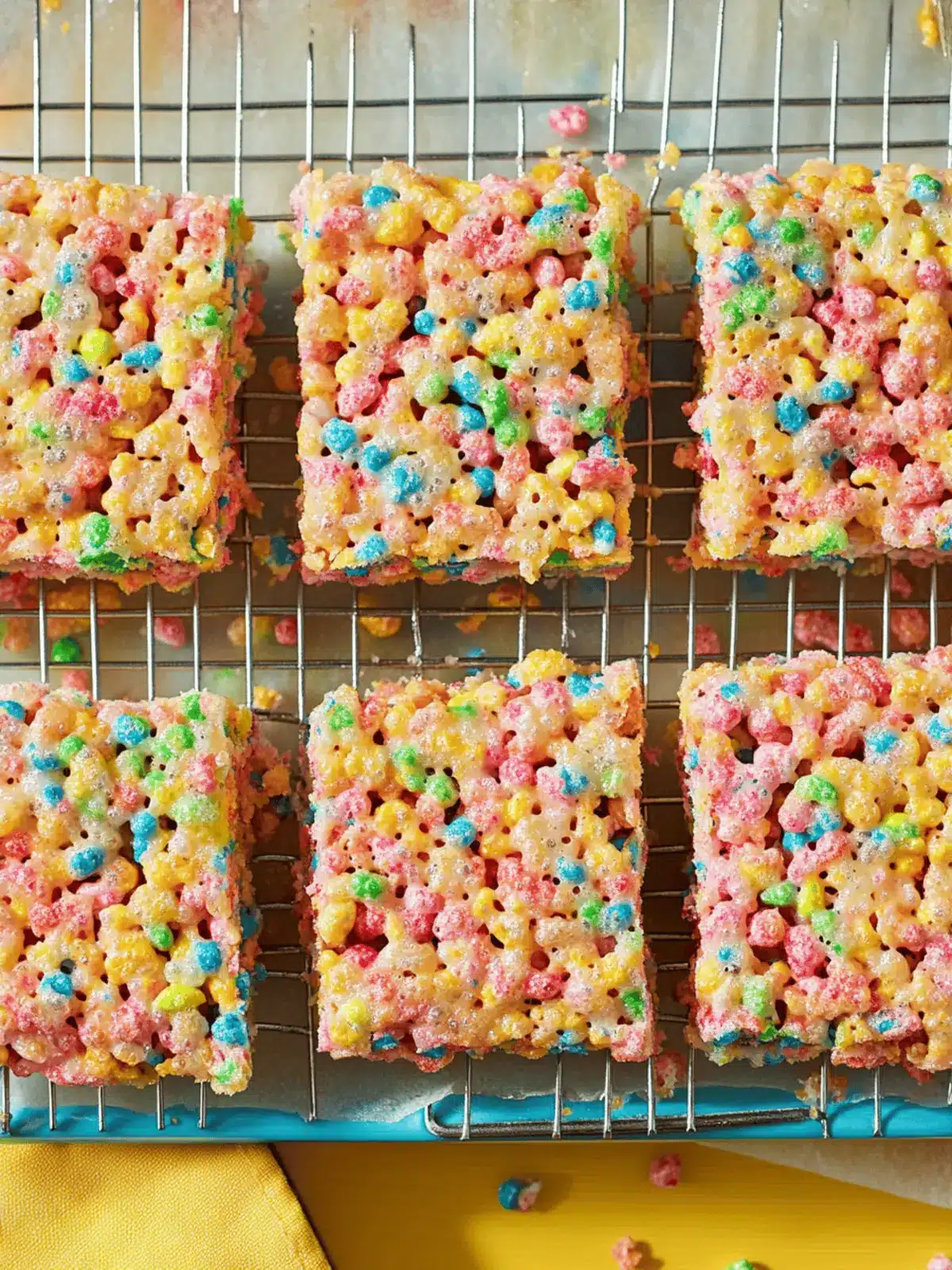 Fruity Pebbles Rice Krispie Treats