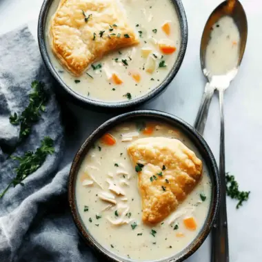 Slow Cooker Chicken Pot Pie Soup