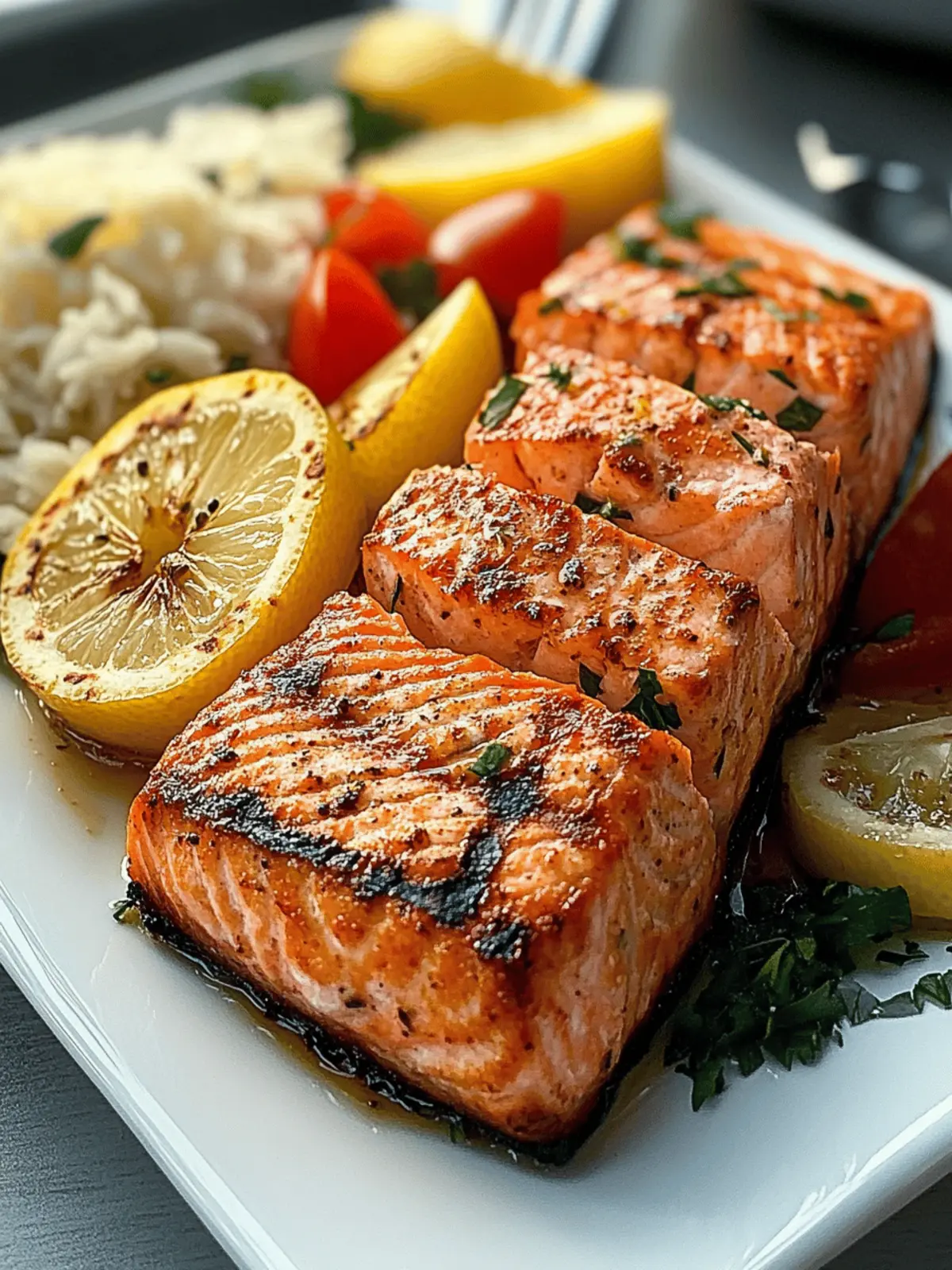 Lemon Grilled Salmon for Winter Meals