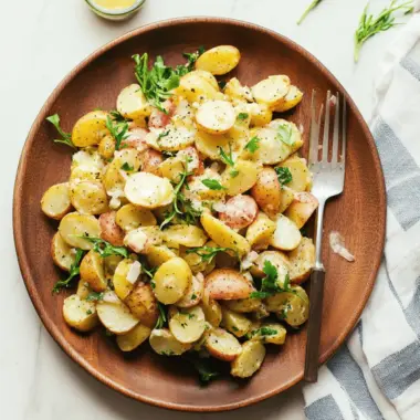 Simple French-Style Potato Salad