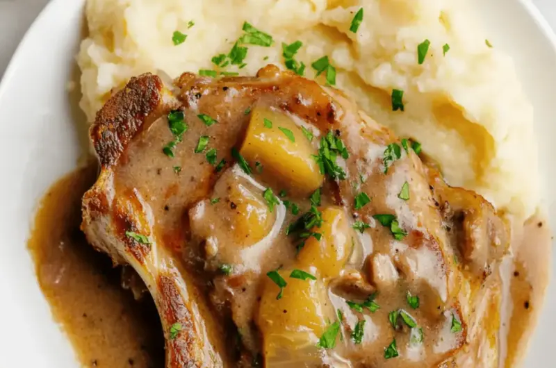Crock Pot Smothered Pork Chops