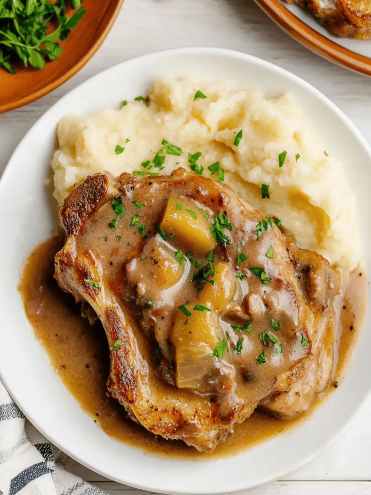 Crock Pot Smothered Pork Chops