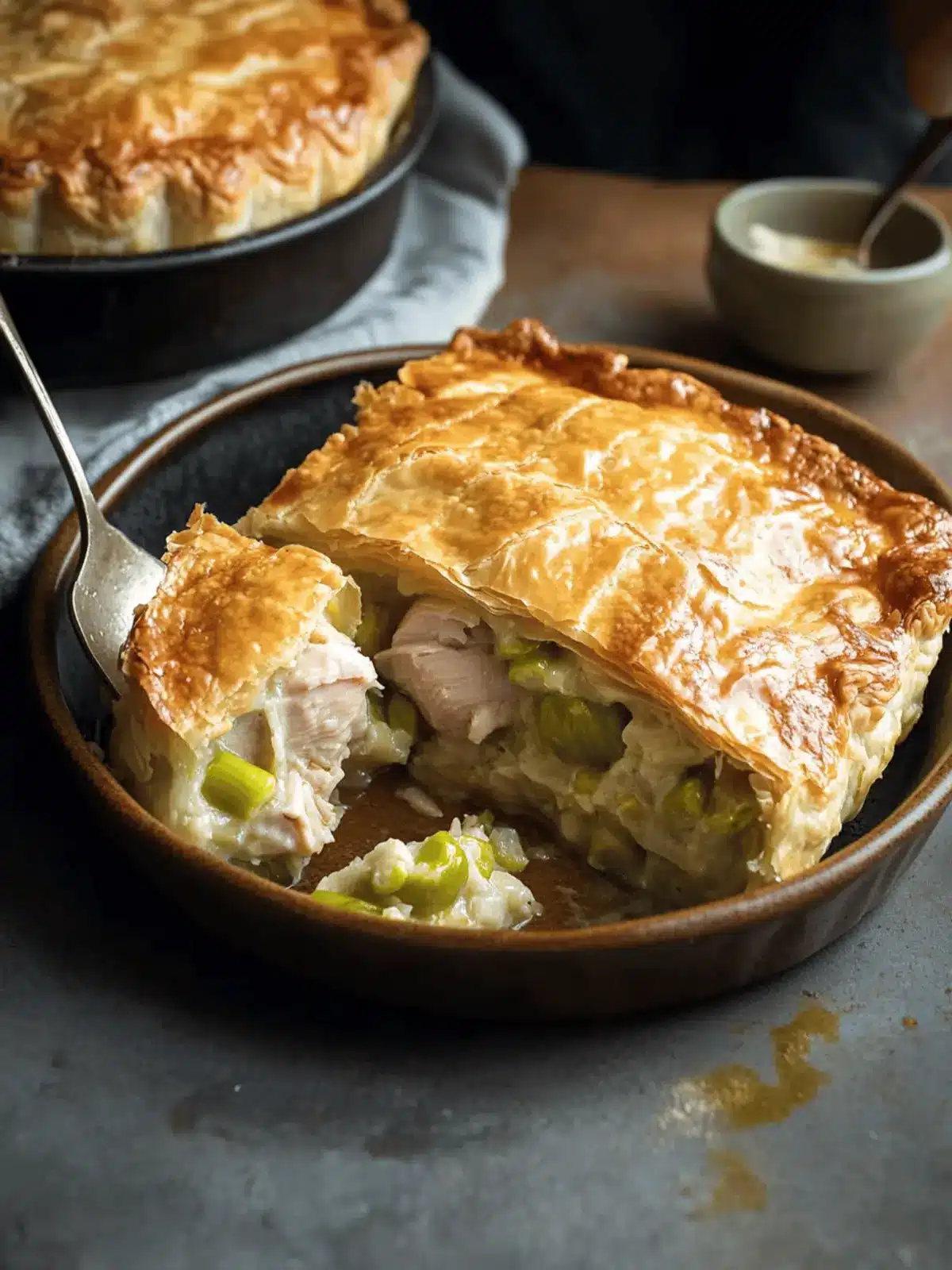 Tom Kerridge’s Roast Chicken & Leek Pie