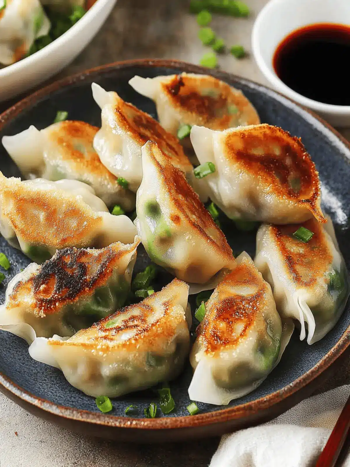 Prawn Gyoza ( Pan-Fried Dumplings )
