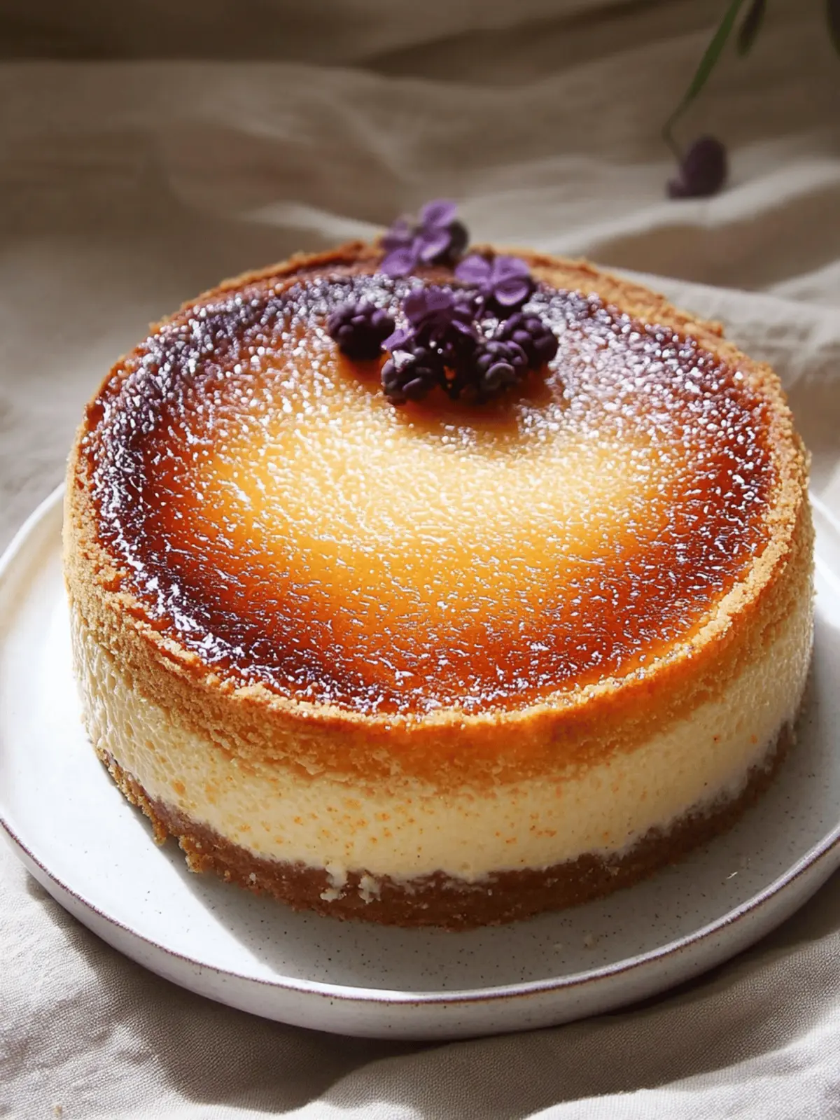 Crème Brûlée Cheesecake