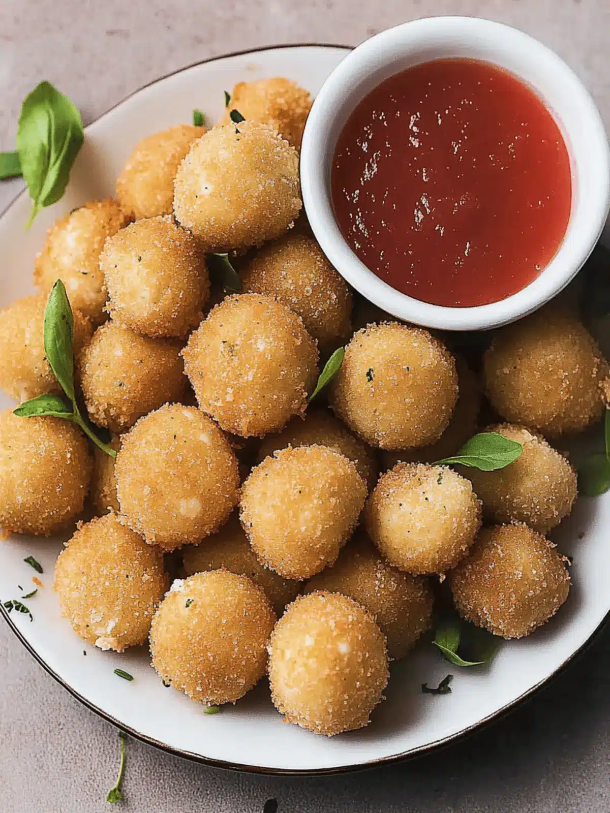 Fried Mozzarella Balls
