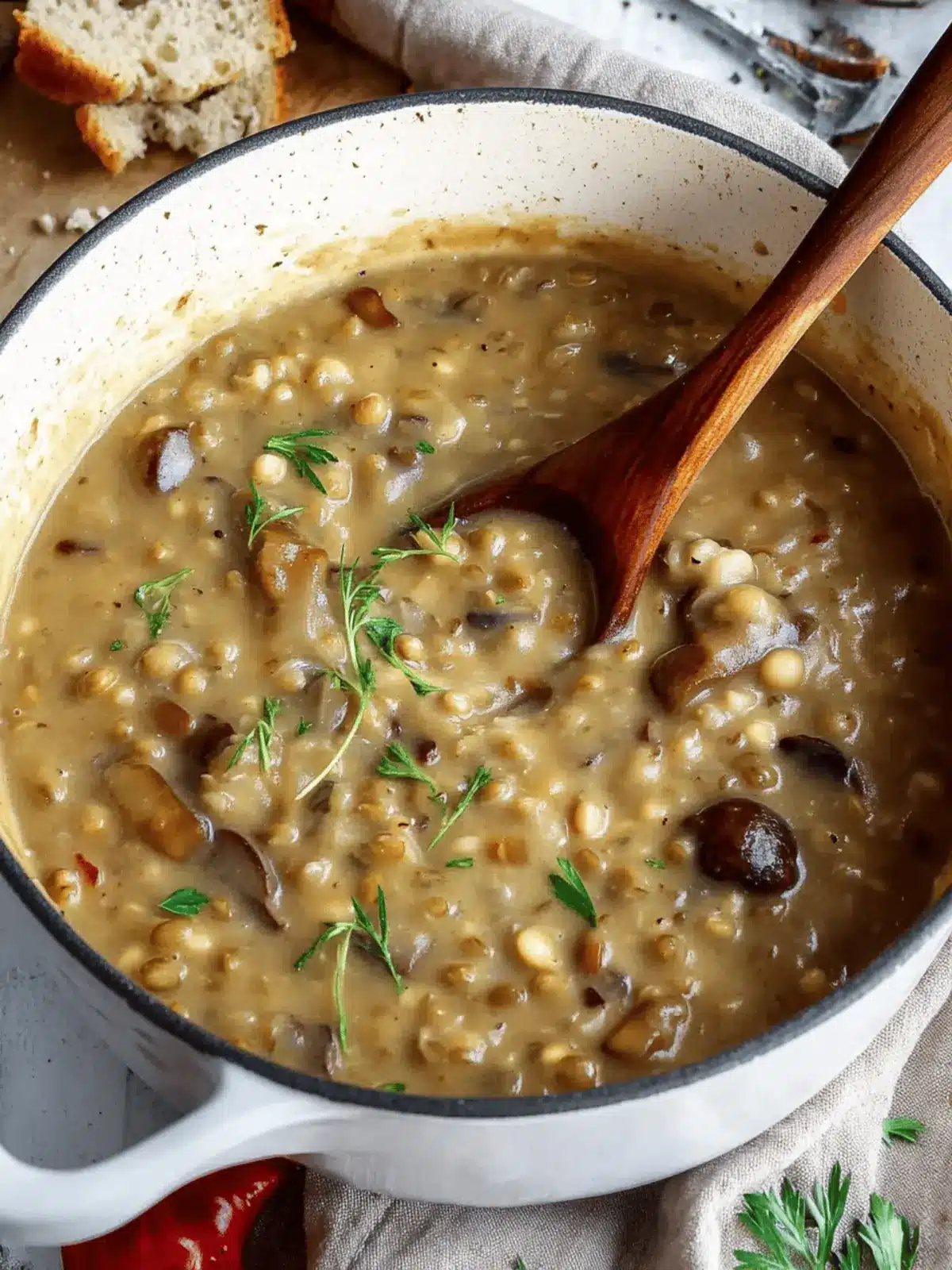 Mushroom Barley Soup