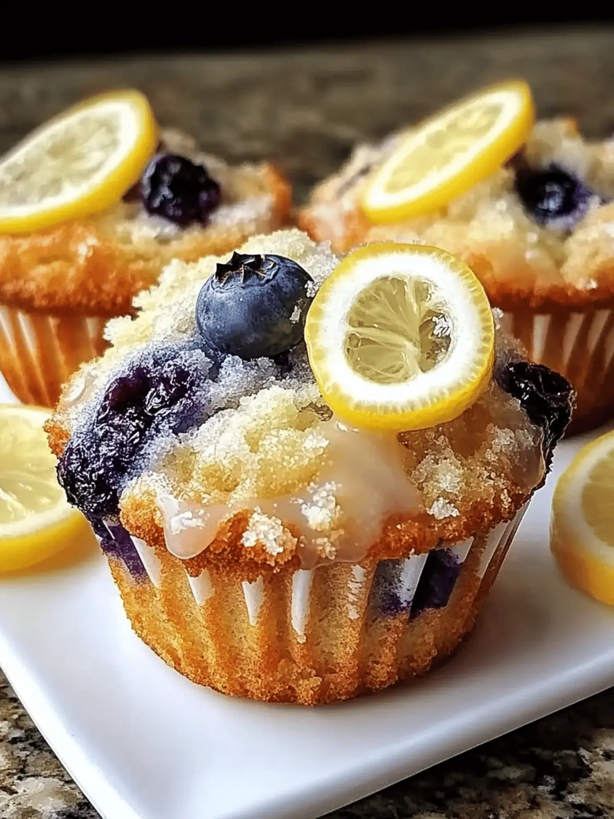 Lemon Blueberry Muffins