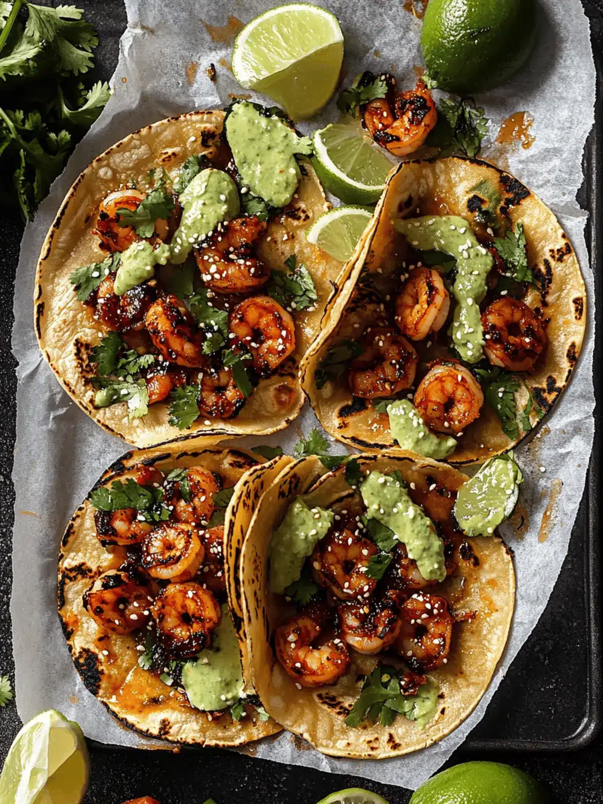 Weeknight Gochujang Shrimp Tacos