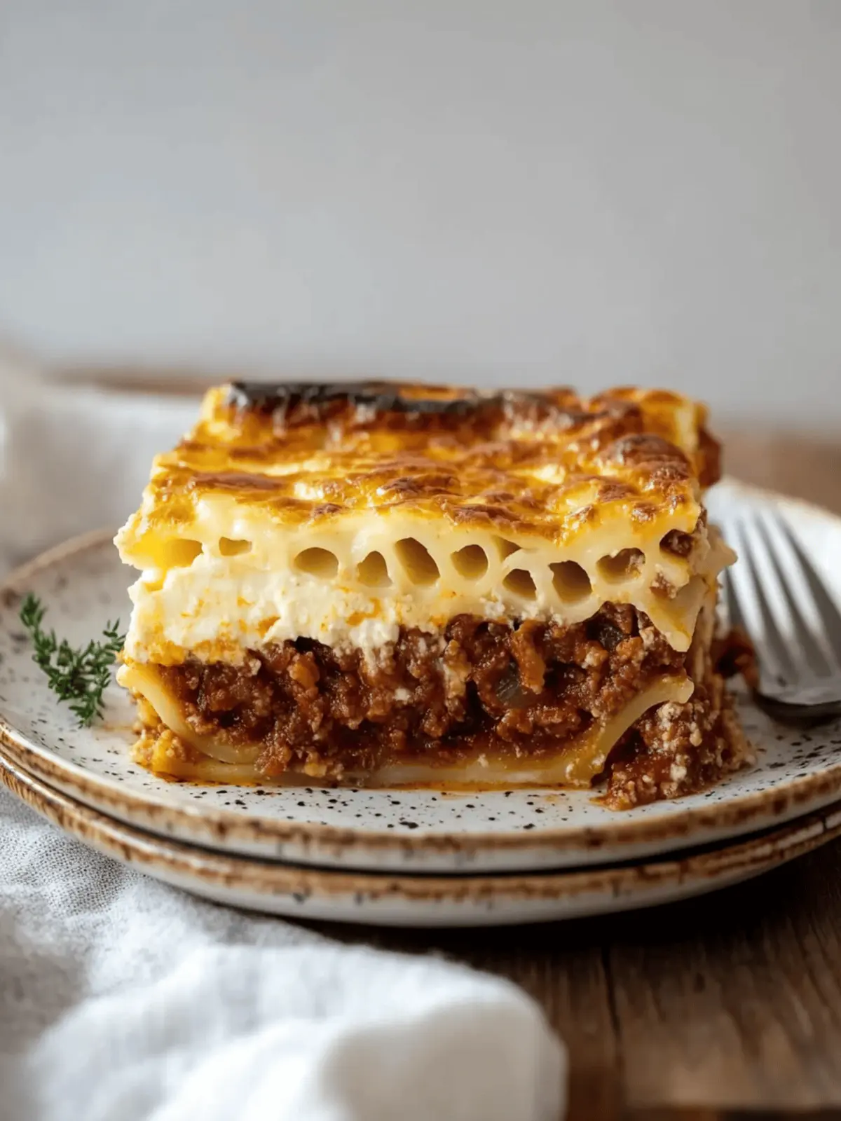 Pastitsio (Greek Lasagna)