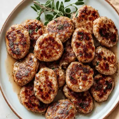 Maple Chicken Breakfast Sausage