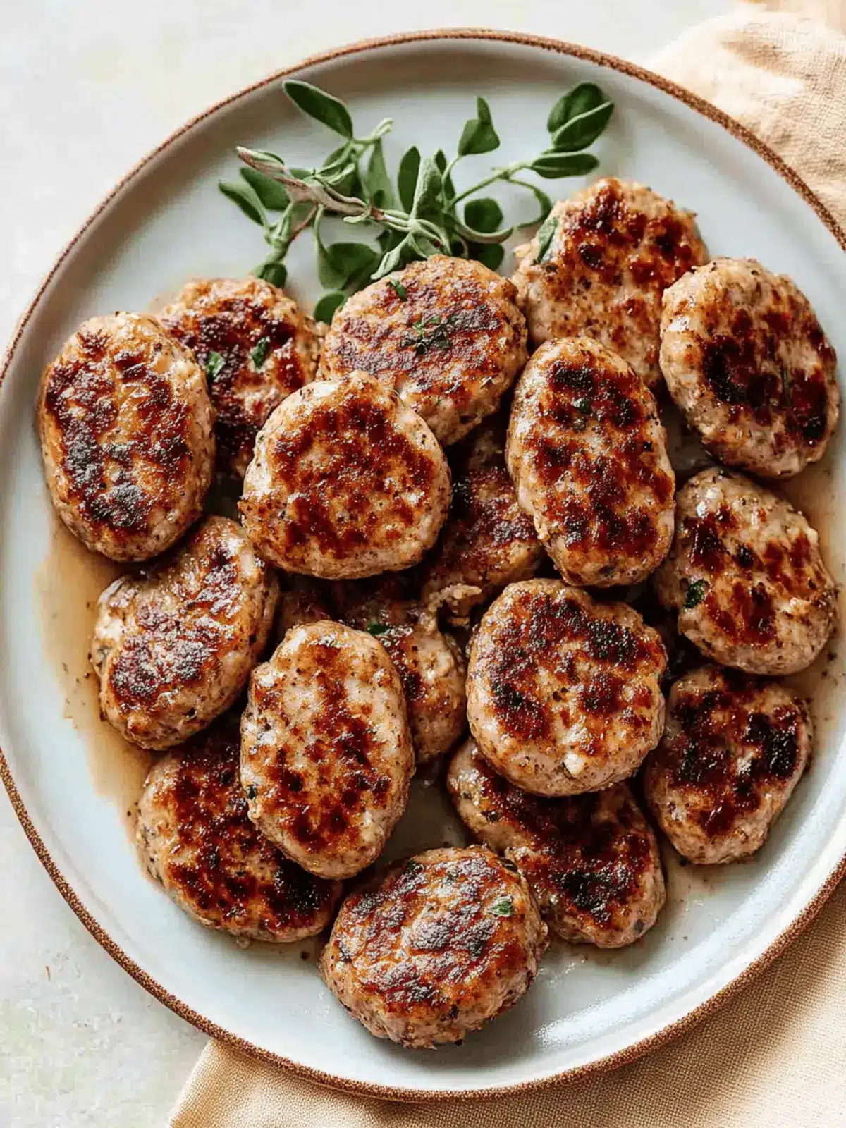 Maple Chicken Breakfast Sausage