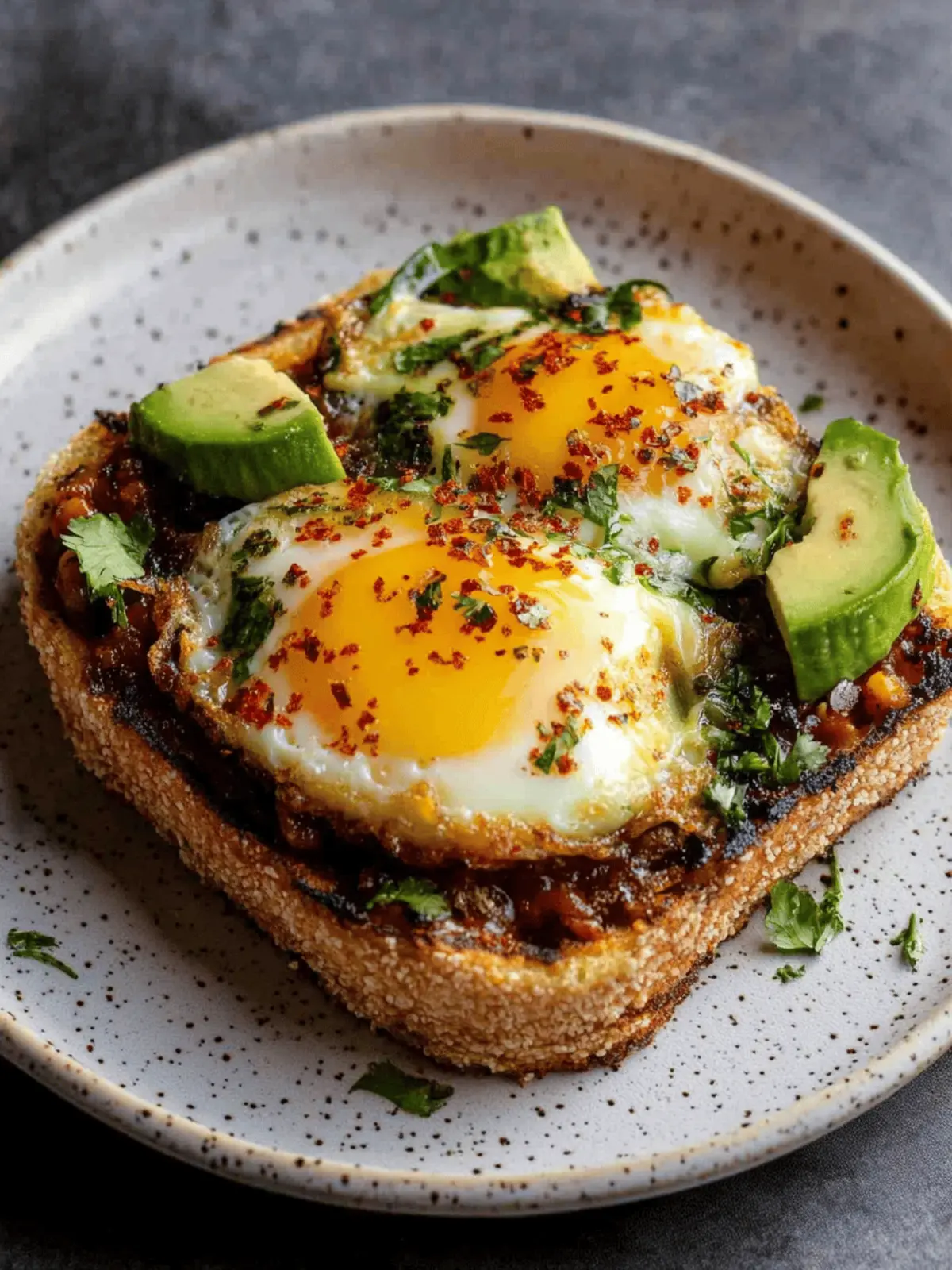 Chili Crisp Fried Eggs