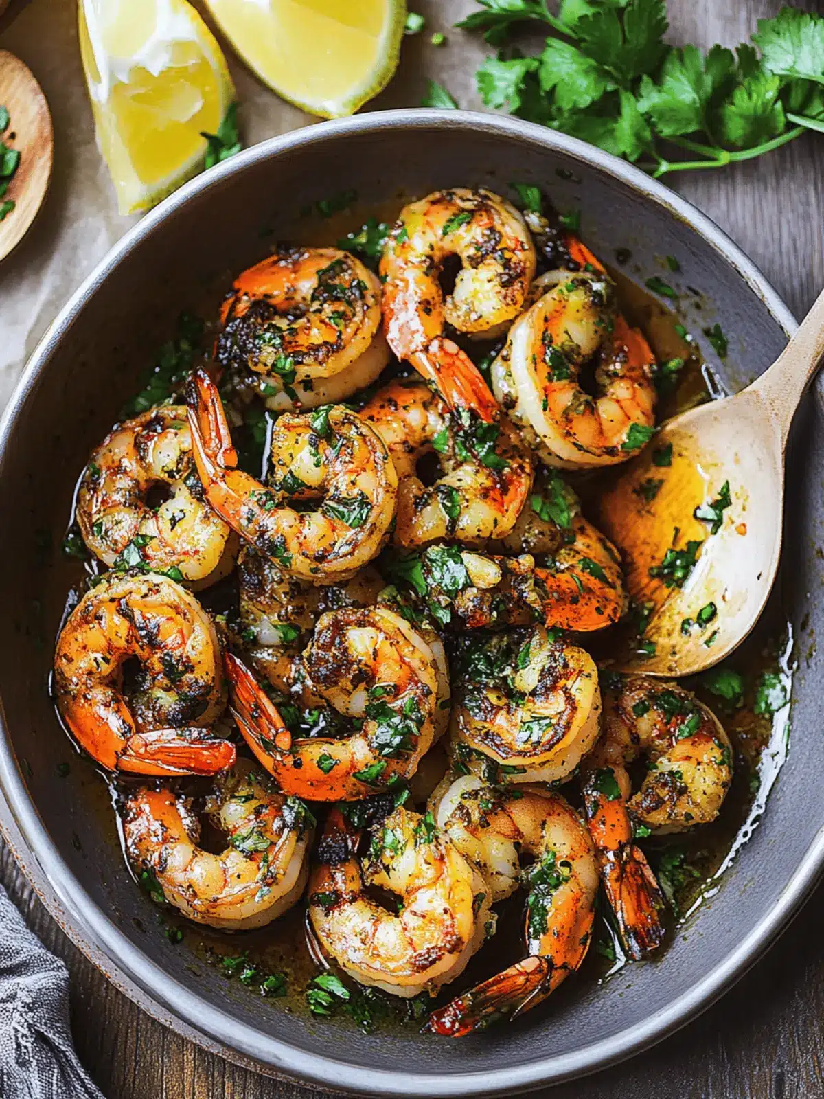 Pan Seared Chimichurri Shrimp
