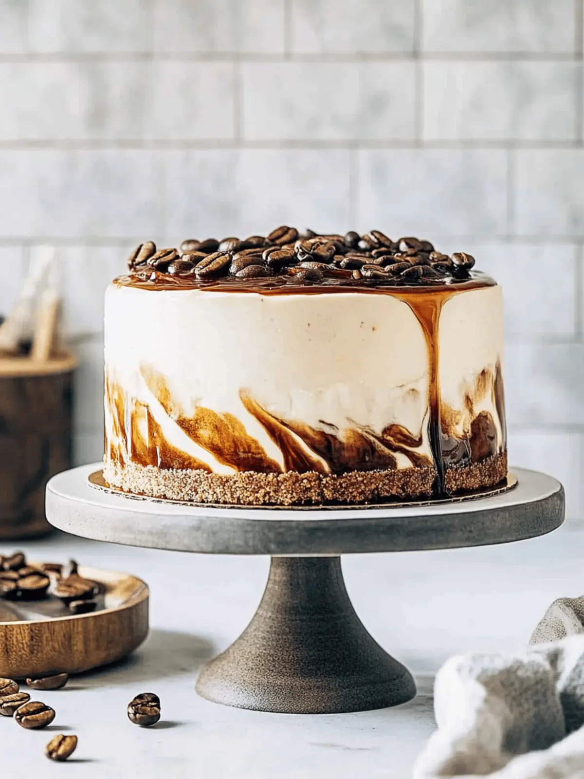 Vietnamese Iced Coffee Cake