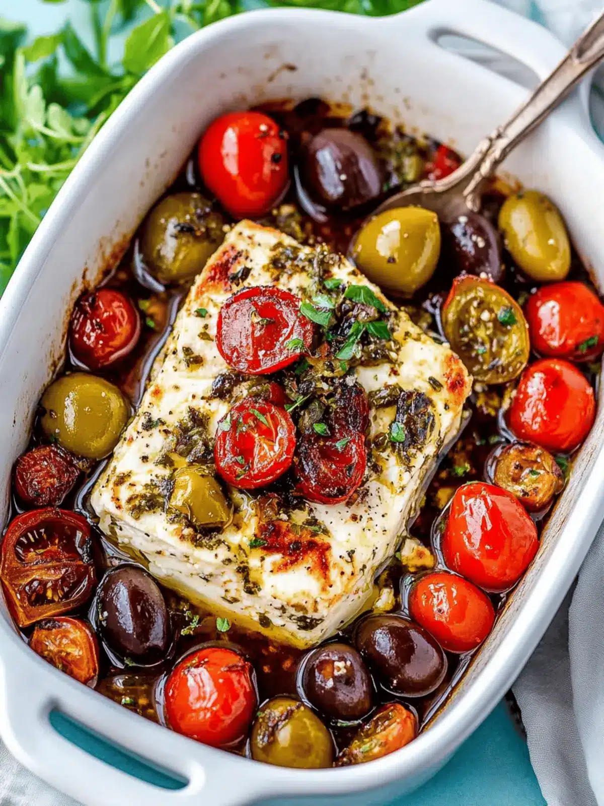 Mediterranean Baked Feta