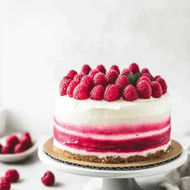Raspberry Vanilla Layer Cake