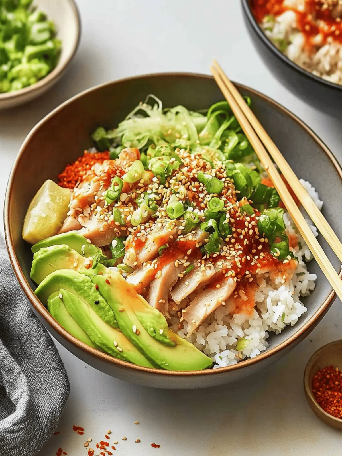 Spicy Tuna Rice Bowl