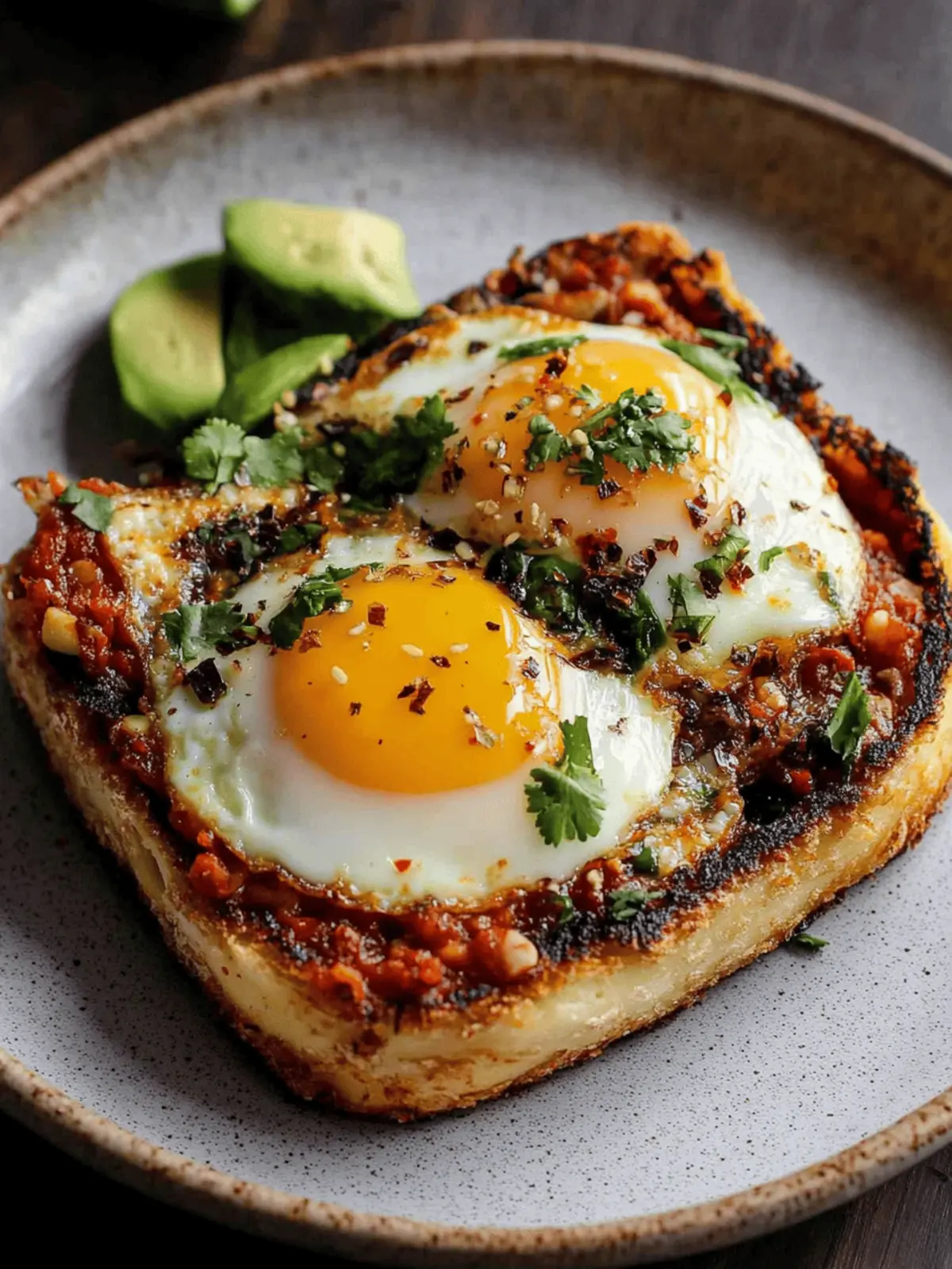 Chili Crisp Fried Eggs